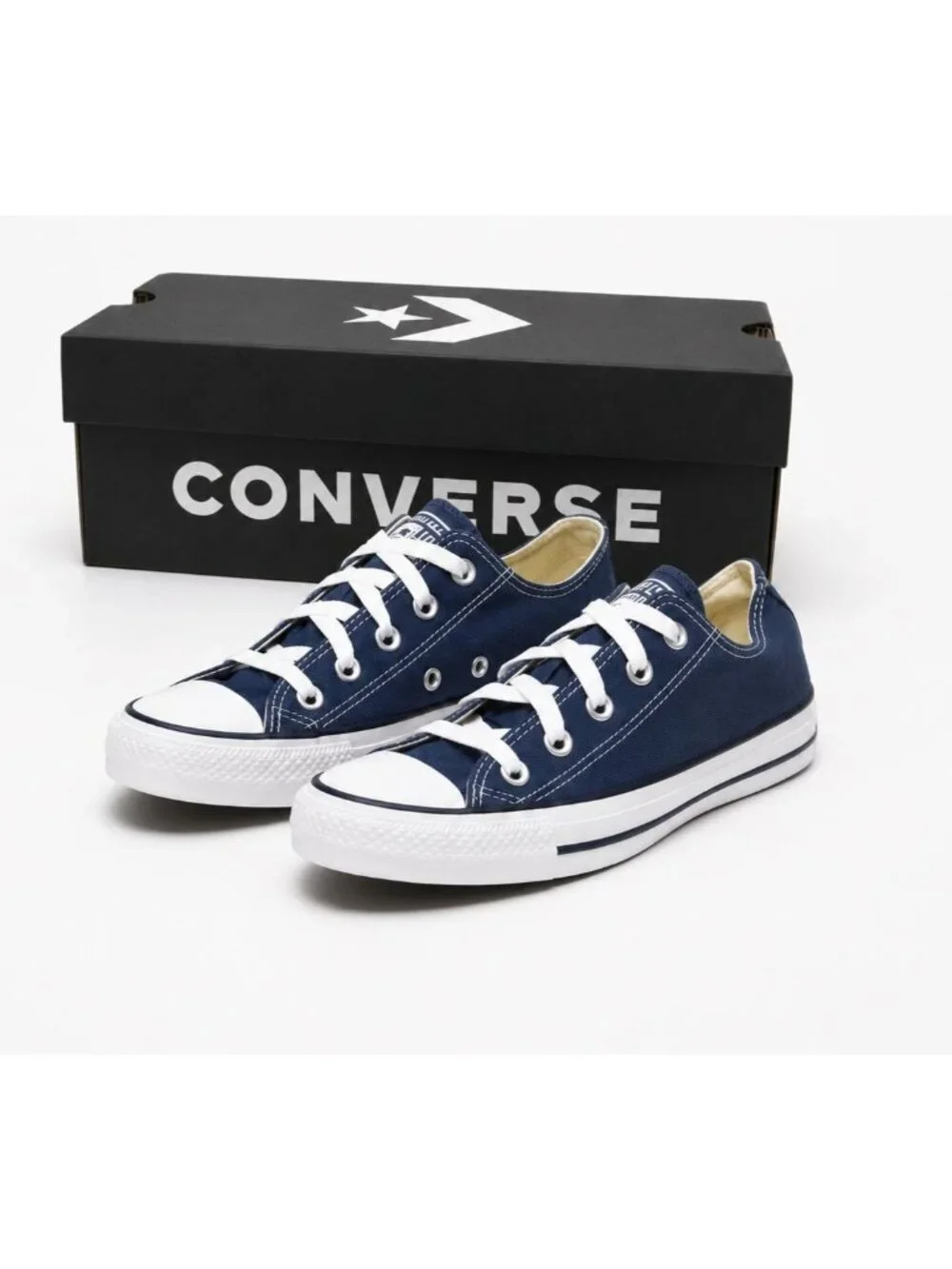 Converse Chuck Taylor All Star Core Youth Navy Lace Up Sneakers Size 3